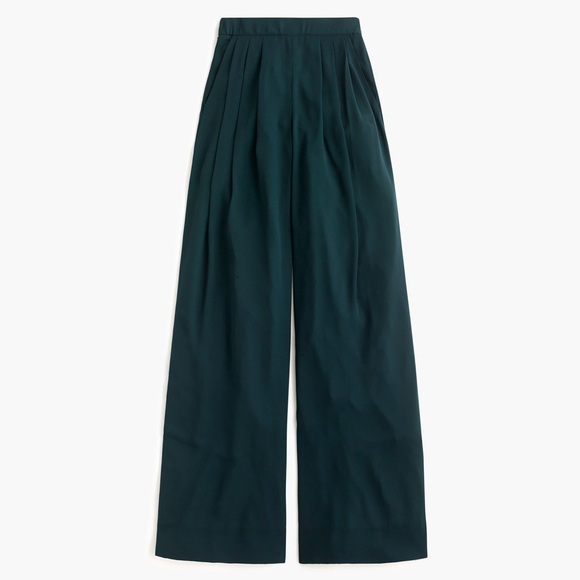 J. Crew Pants - J. Crew Collection Pull-On Wide Leg Crepe Palazzo Pant